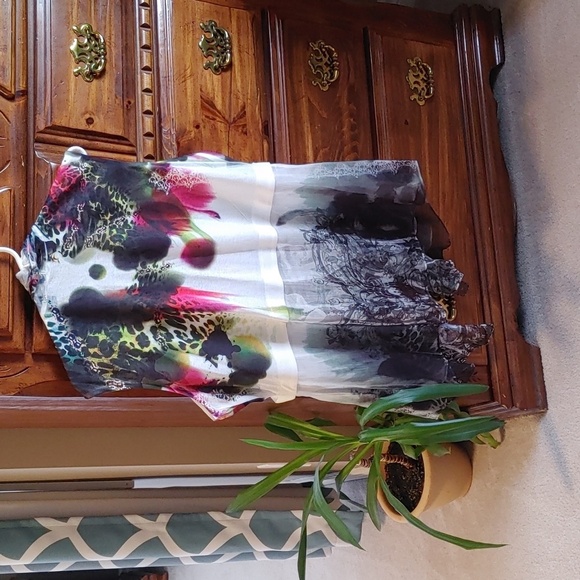 💚NWOT Women's Picadilly Semi Shear Flowy Vest - Picture 3 of 11